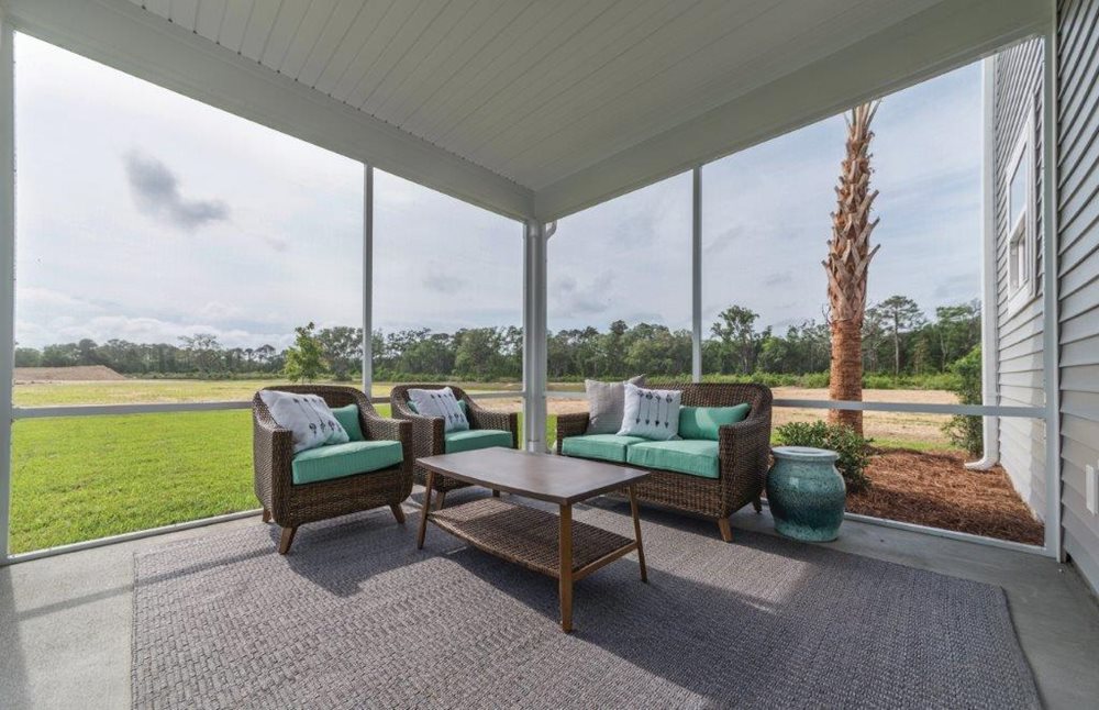 ScreenedPorch at RiceField by Centex