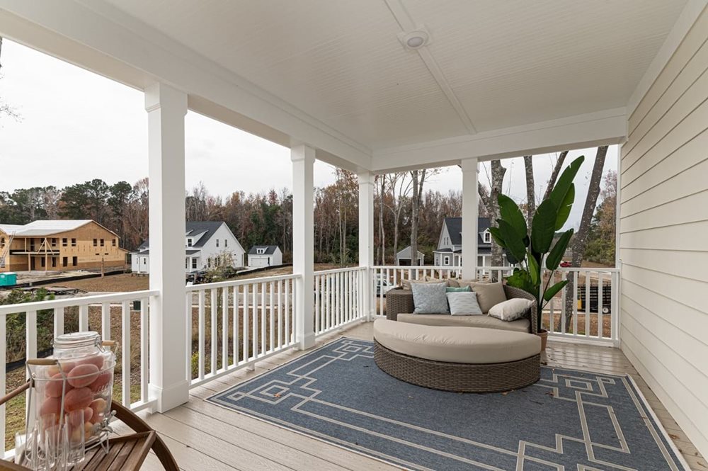 KeenelandBalcony at Rivertowne by DRB Homes