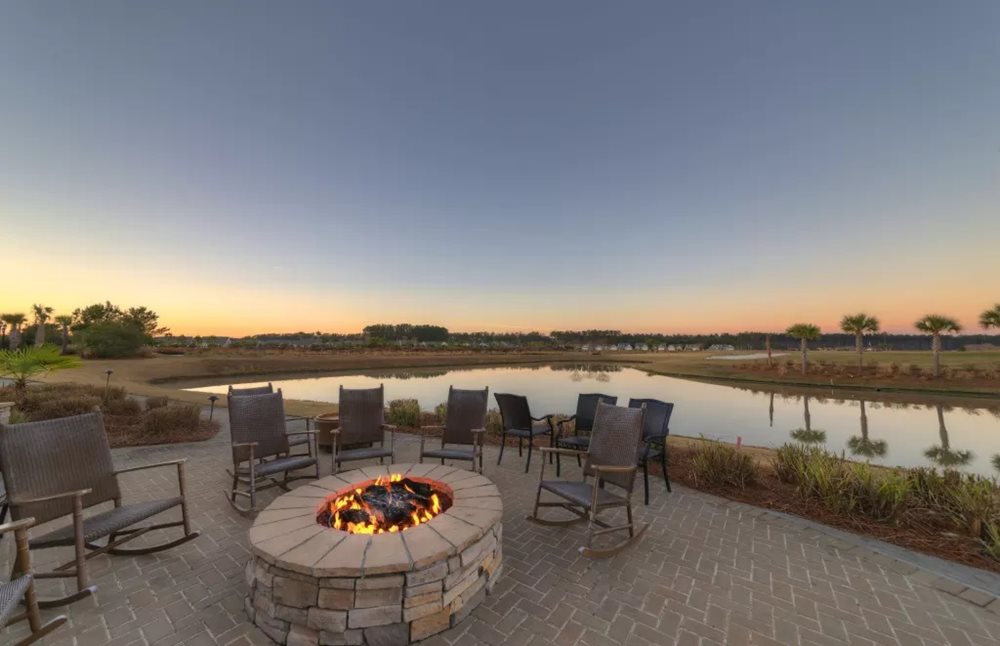 Firepit at SunCity by DelWebb
