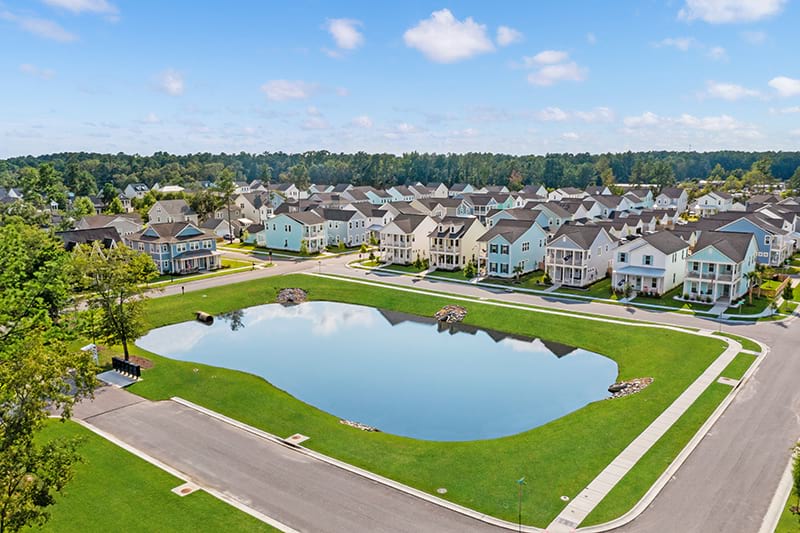 Pond at LimehouseVillage by Lennar
