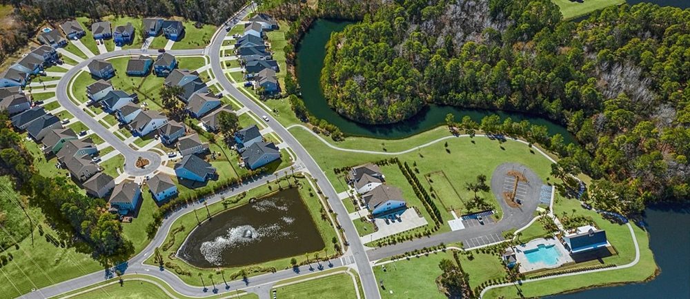 AerialView at StJohnsLake by Lennar