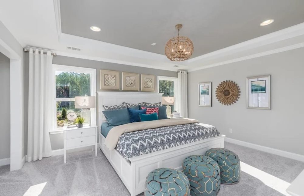 Bedroom at NorthwoodChase by Pulte