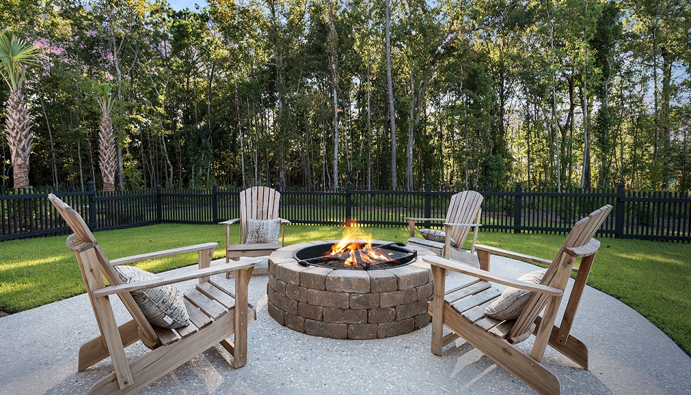Firepit at Primus by Pulte