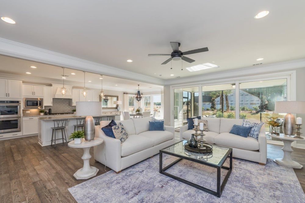 LivingRoom at LandingsNewRiverside by Pulte