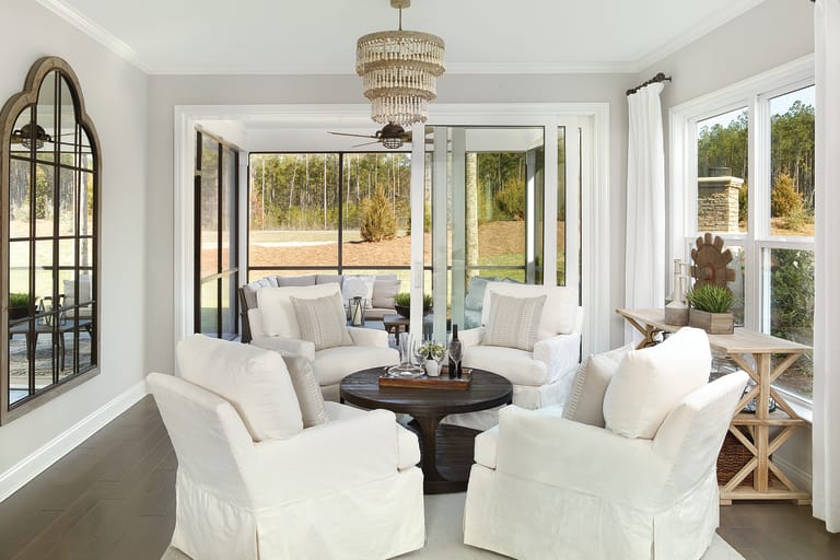 Sunroom at StonoFerry by Pulte