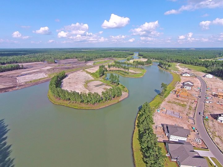 cane bay aerial view summerville sc