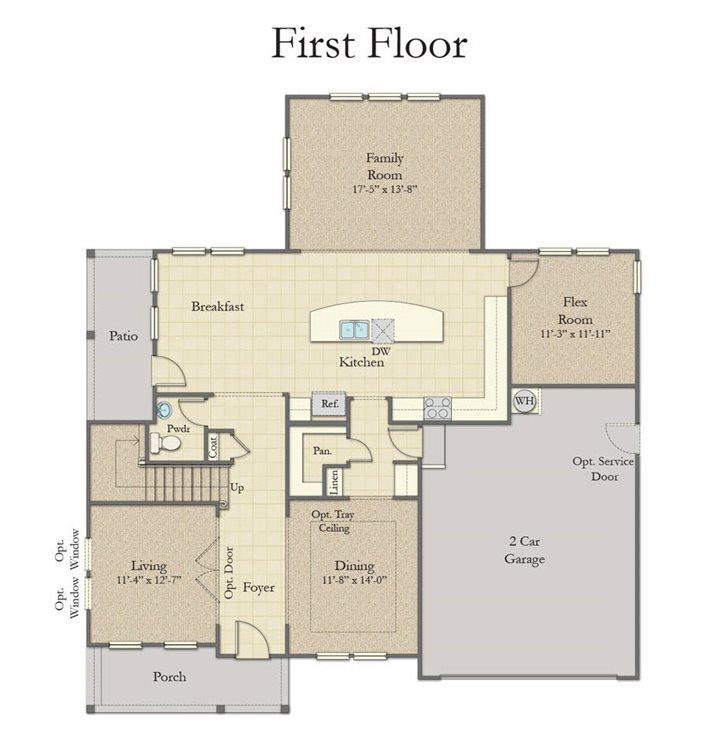 New Home Floorplan Layout