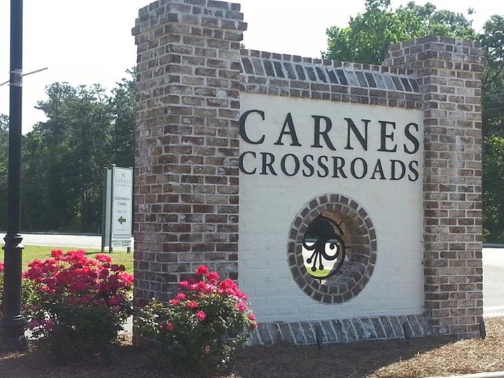 Carnes Crossroads Entrance Monument Summerville SC