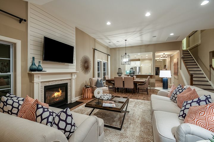 Saint Johns Lake Pendleton Living Room Johns Island SC Lennar