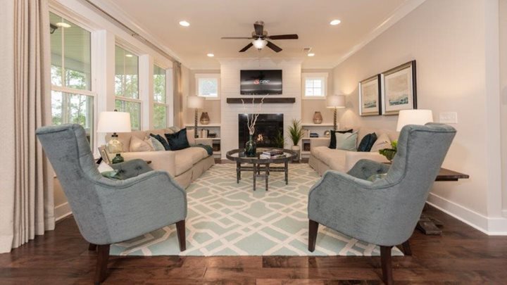 beazer homes charleston living room