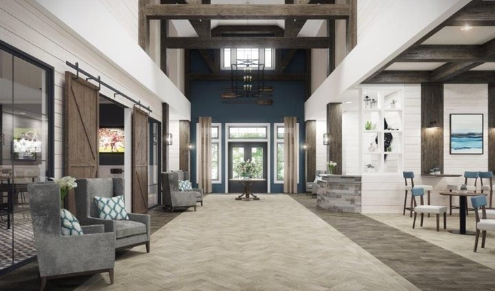 four seasons cane bay clubhouse lobby k hovnanian summerville sc