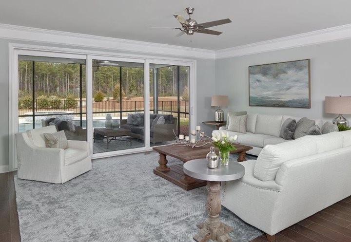 Del Webb Nexton Sonoma Cove Model Home Living Room 3