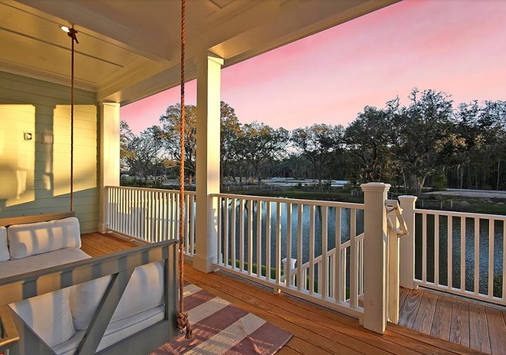 new home second story porch lennar stonoview johns island sc