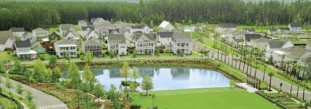 Nexton Brighton Park Village Summerville SC Aerial View