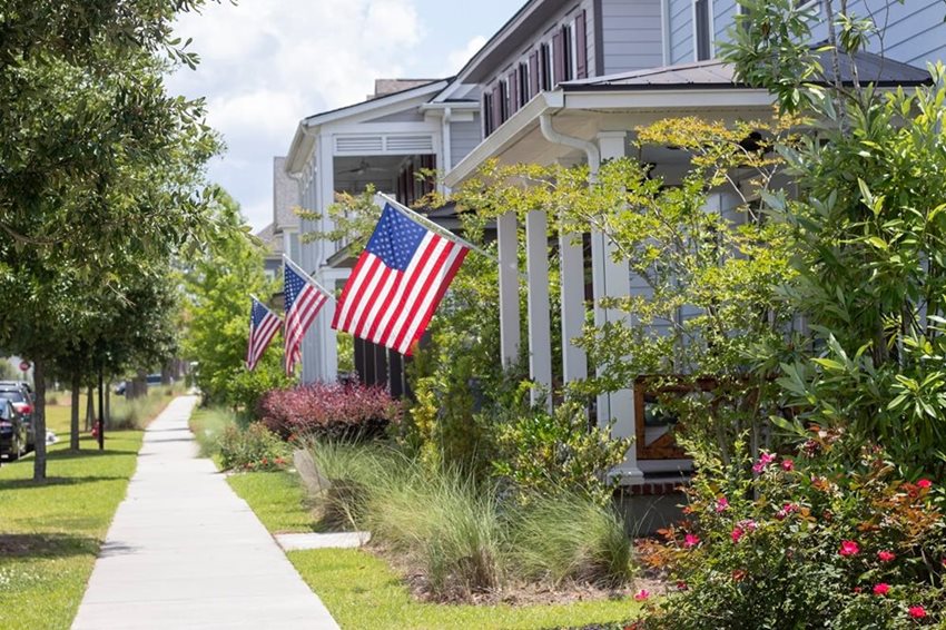 Nexton Summerville SC New Homes Sidewalk