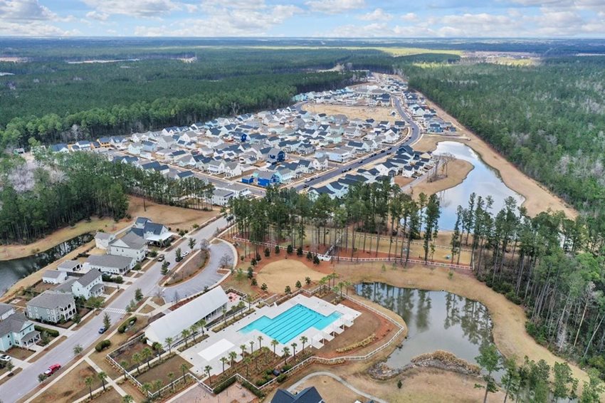 Nexton Summerville SC New Homes Aerial View