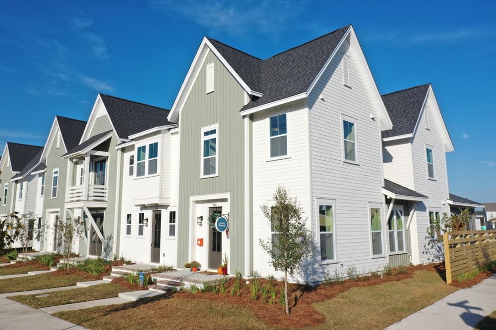 Checkout Saussy Burbank’s new luxury townhome collection in Midtown Nexton!