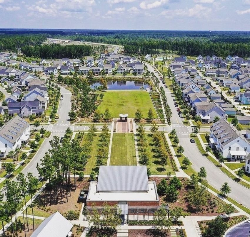 Nexton Square Summerville SC Aerial