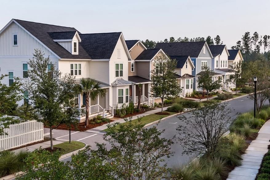 Summers Corner Summerville SC New Homes Streetscape