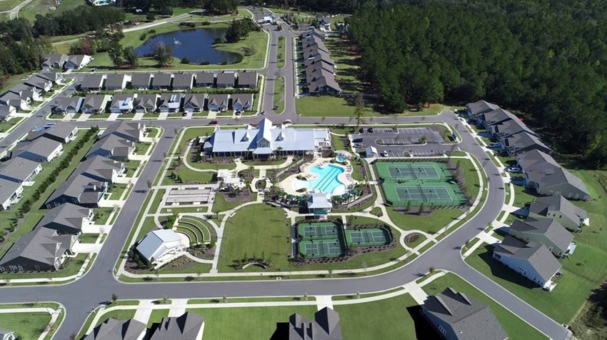 Kolter Homes Cresswind Charleston Amenity Center Aerial