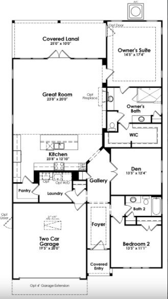 Cresswind Charleston Kolter Homes Fir Floorplan