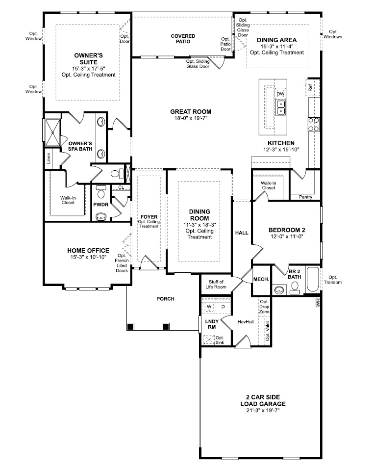 K Hovnanian Four Seasons Cane Bay Summerville Ravenna New Home Floorplan