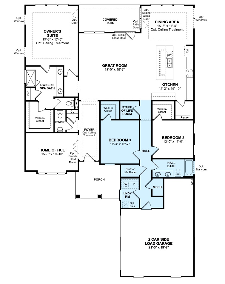 K Hovnanian Four Seasons Cane Bay Summerville Ravenna New Home Floorplan