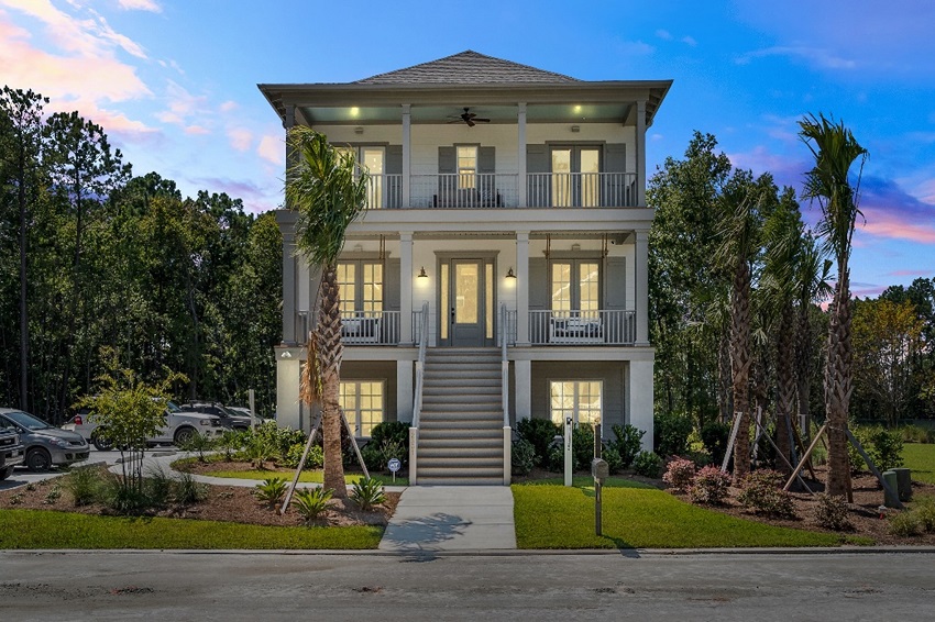 John Wieland Homes Dunes West Elevated home Mt Pleasant SC