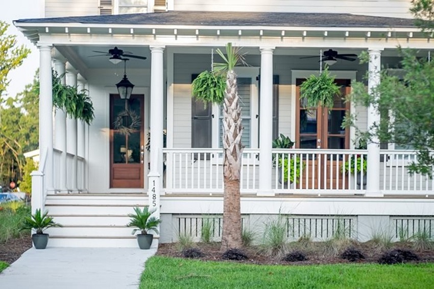 Saussy Burbank new home front porch charleston sc