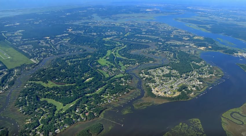 Dunes West Aerial View, Mt Pleasant SC