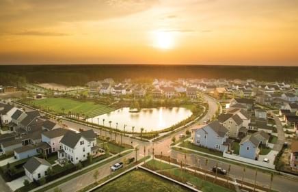 Nexton Summerville Sunset Aerial View