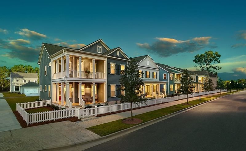 John Wieland Homes Townhome Streetscape