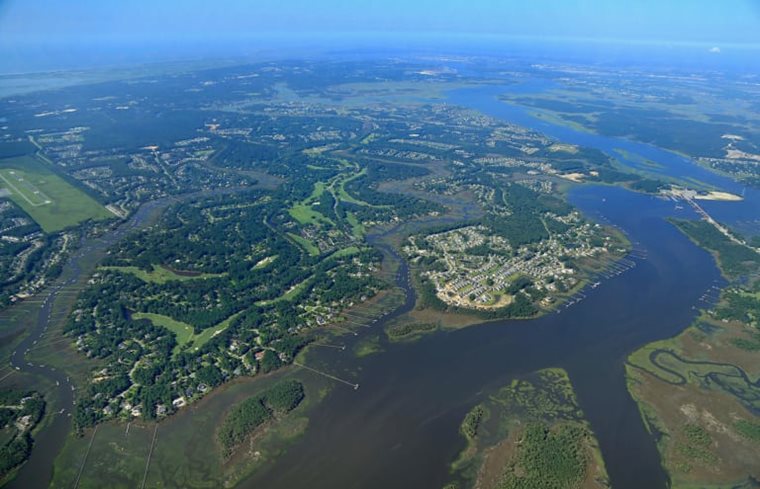 Dunes West Mt Pleasant SC Aerial