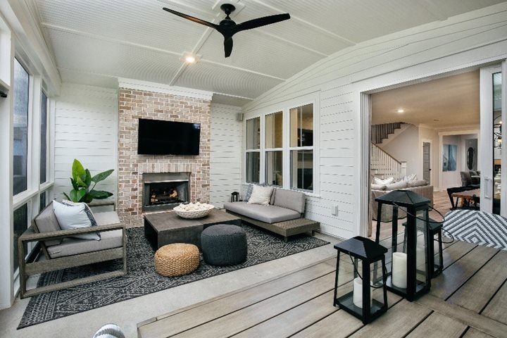 Outdoor Indoor Living Homes by Dickerson Nexton New Homes in Summerville