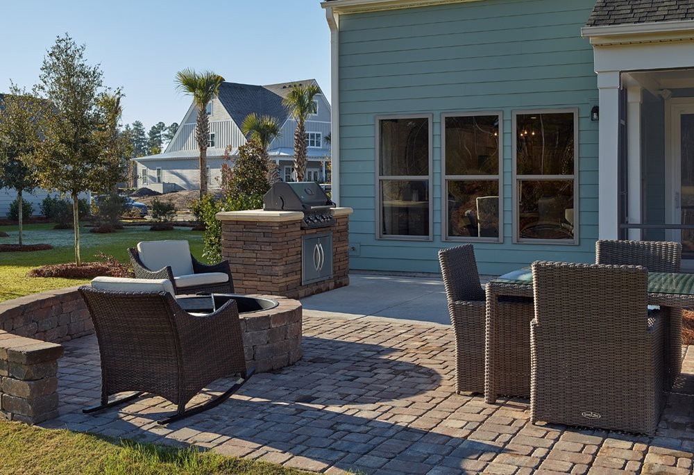 Del Webb Nexton Summerville SC New Home Model Back Patio