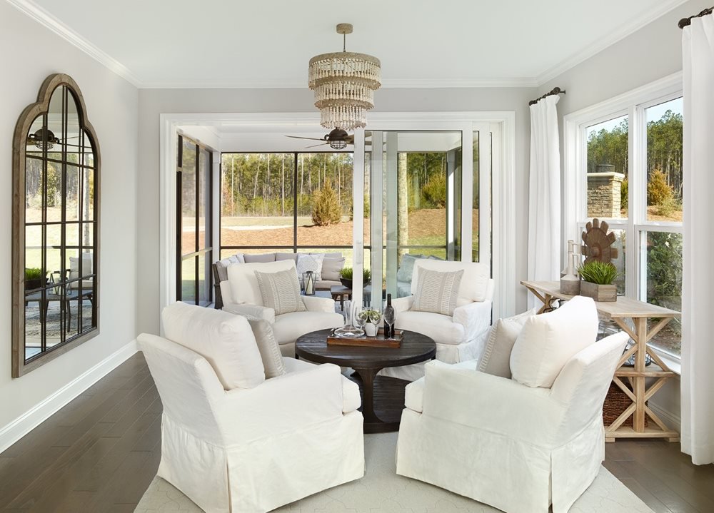 Del Webb Nexton Summerville SC New Home Model Sunroom