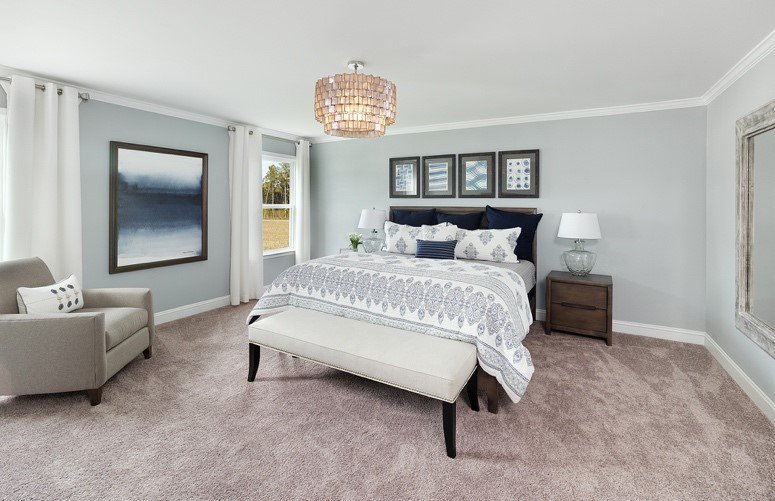 centex sanctuary cove cane bay new home master bedroom