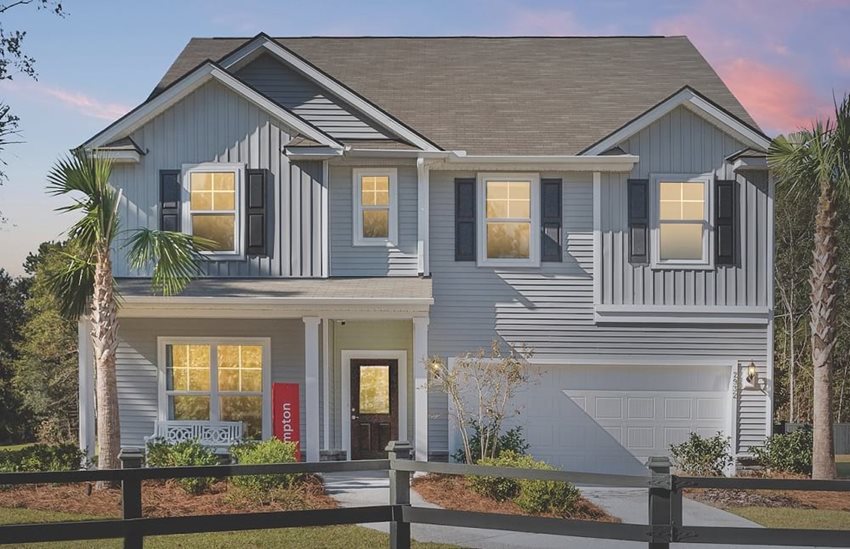 Sea Island Preserve Pulte Homes Hampton Model Home Johns Island SC