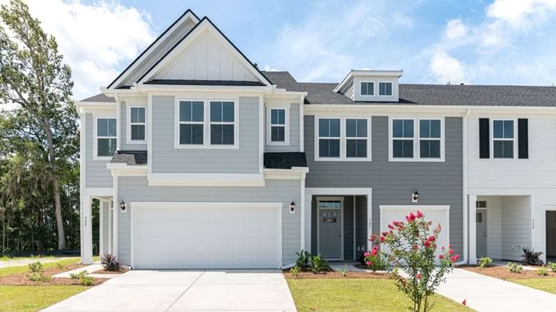 Heron New Townhome Exterior by DRB Homes - Boykins Run