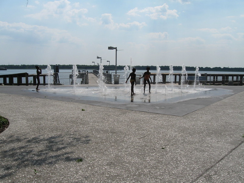 Riverfront Park Fountains North Charleston SC