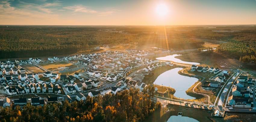 Nexton Midtown Aerial Summerville SC New Homes