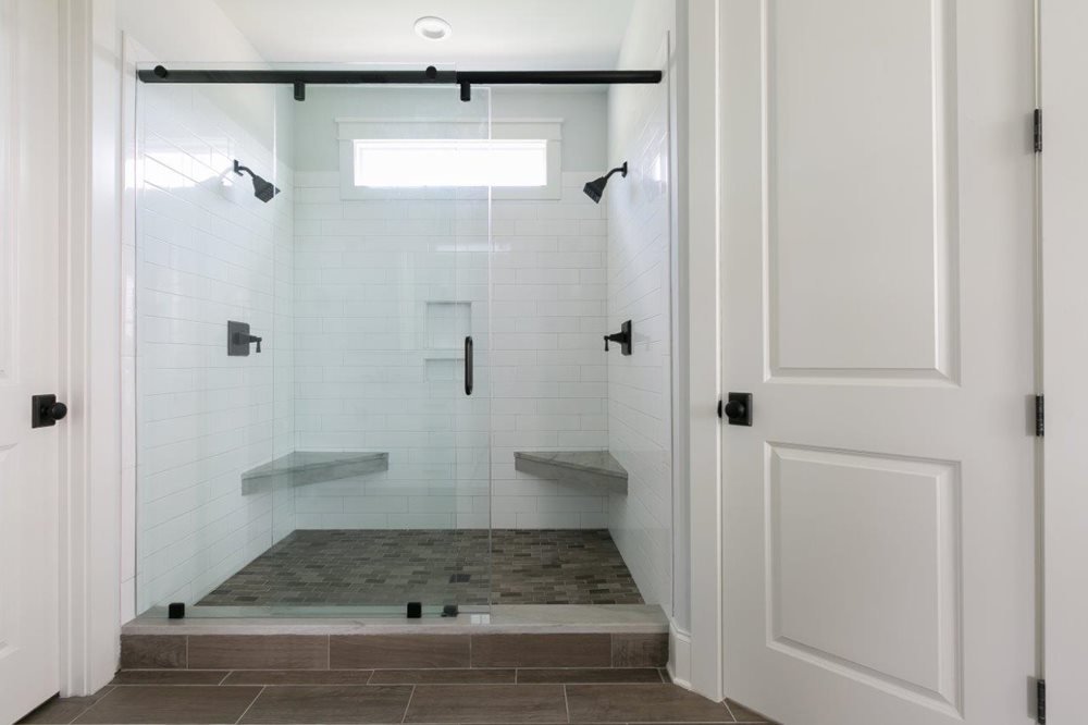 Poplar Grove Southeastern Family Homes New Home Master Bathroom Shower Charleston SC