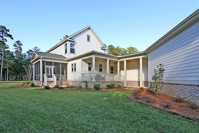 Poplar Grove Southeastern Family Homes Model Home Back Exterior Charleston SC