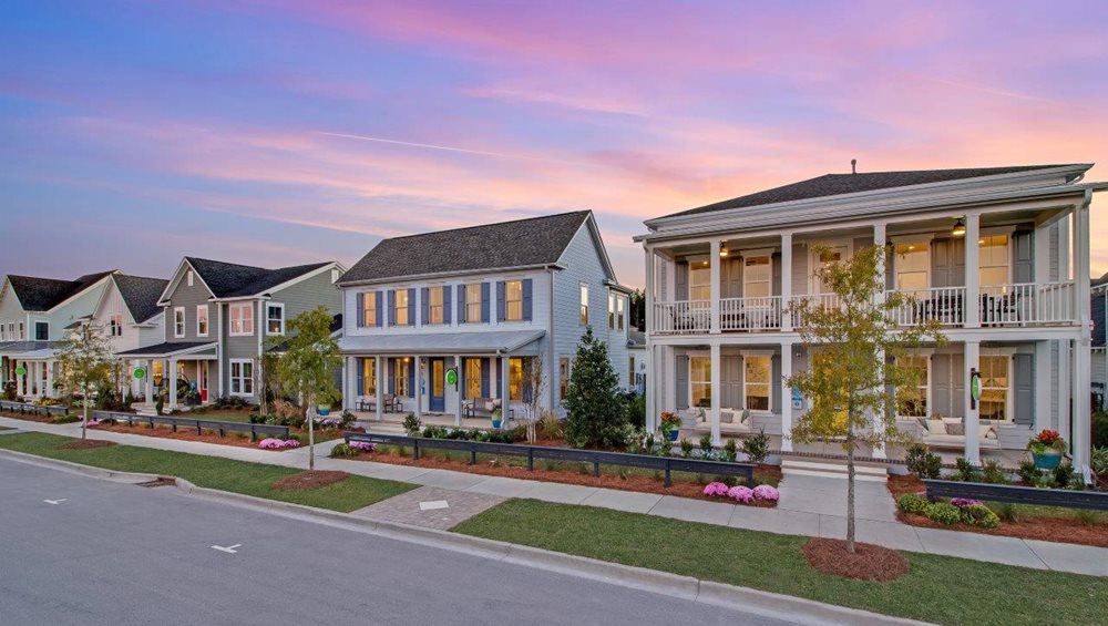 Nexton Model Row Twilight Exteriors Summerville SC New Homes