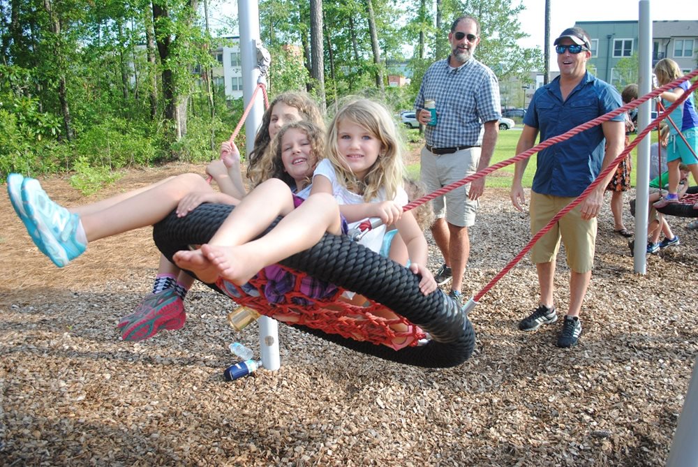 nexton kids on tire swing summerville sc