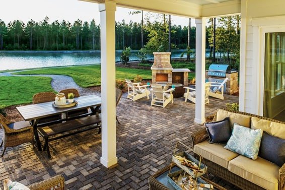 K Hovnanian Four Seasons at Lakes of Cane Bay Summerville Outdoor Living