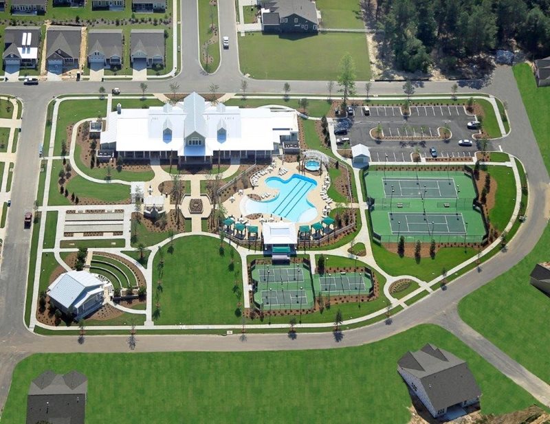 Cresswind Charleston Kolter Amenity Center Aerial