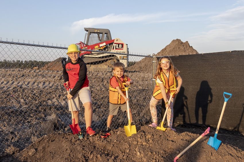 Nexton Midtown Club Summerville SC Kids Groundbreaking