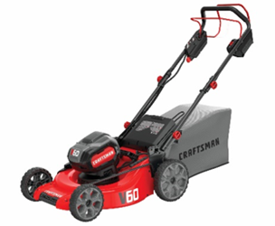 Craftsman V60* Cordless 21-In. 3-in-1 Self-Propelled Lawn Mower