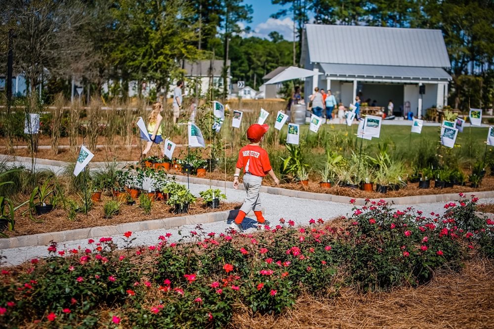 Summers Corner Kid Walking in Courtyard Summerville SC